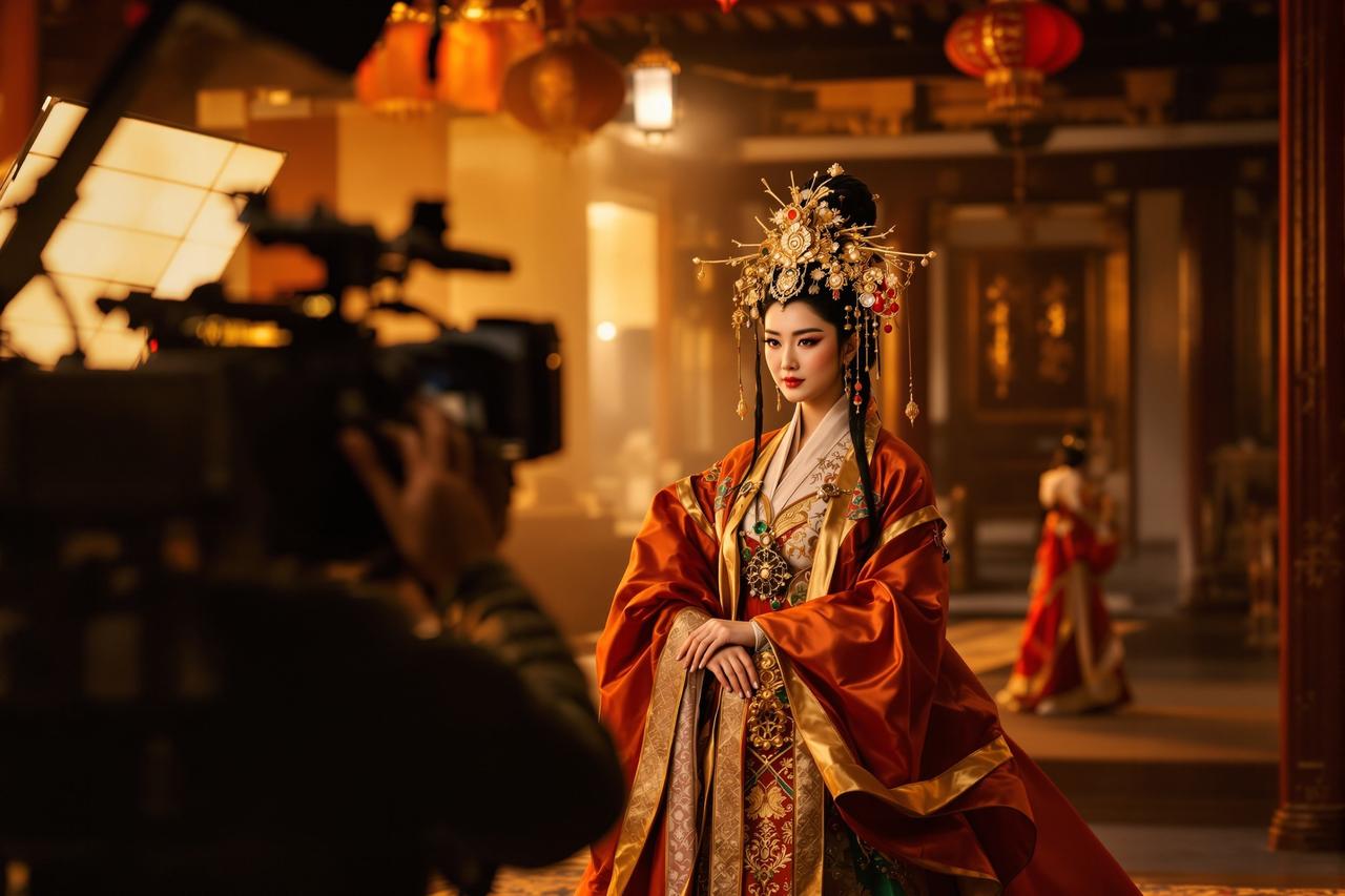 暗网吃瓜胡子哥 - 古装剧组女主演替身曝光正脸，颜值惊艳引发换角呼声